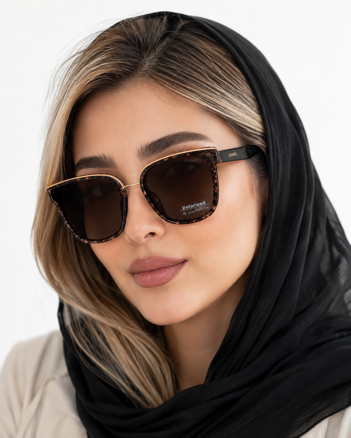 عینک آفتابی  زنانه برنده CHANEL