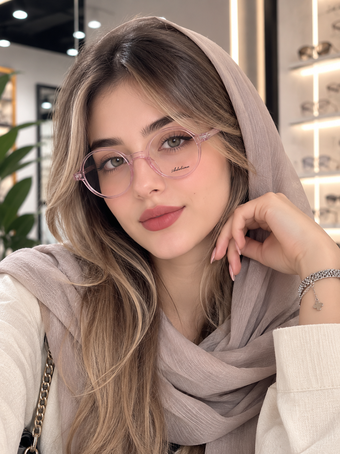 عینک طبی زنانه برند Adelina